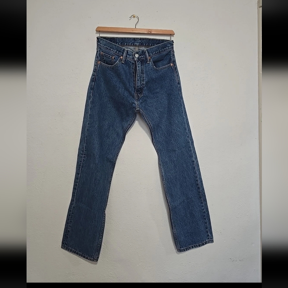 Levi Strauss 505 Jeans Men W33 L32 Classic Straight Denim 100% Cotton